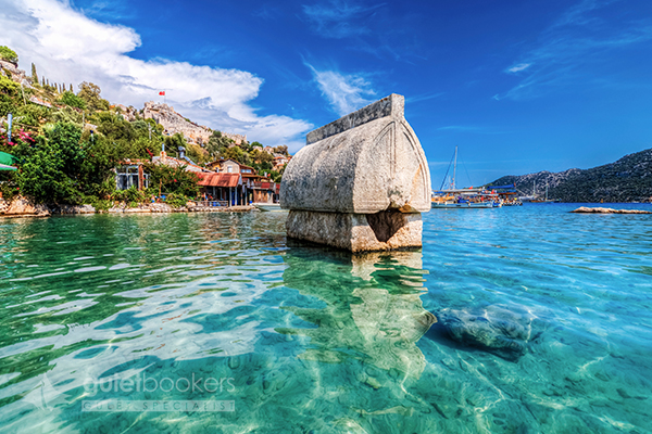Itinerario di crociera blu